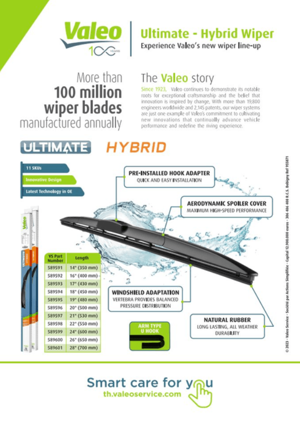 Ultimate Wiper Leaflet 2023 - Valeo Thailand